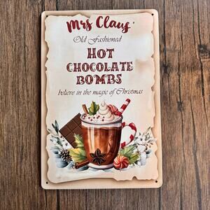 Christmas Sign Metal Sign Home Decor NEW Gift FAST SHIP